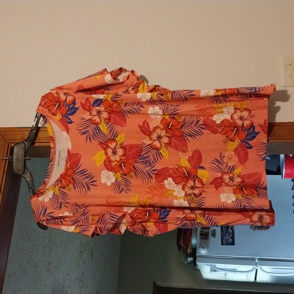 Floral Shirt, Size 3X